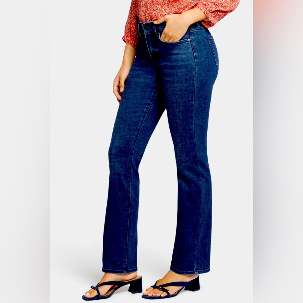 NWT-NYJD Marilyn Straight Jeans-Mesquite